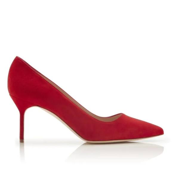 Manolo Blahnik Red Heels - Picture 5 of 11